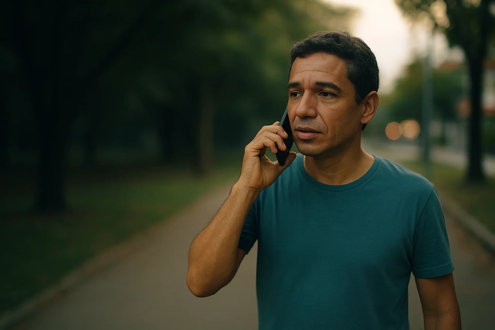 A ring of presence — real-time voice conversation