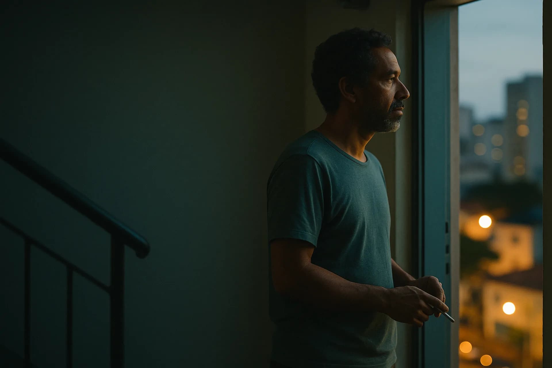 A cigarette not yet lit — a gap between urge and action
